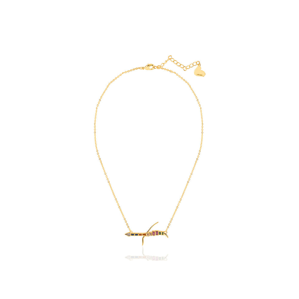 Hamsi Multi-coloured Pendant Necklace