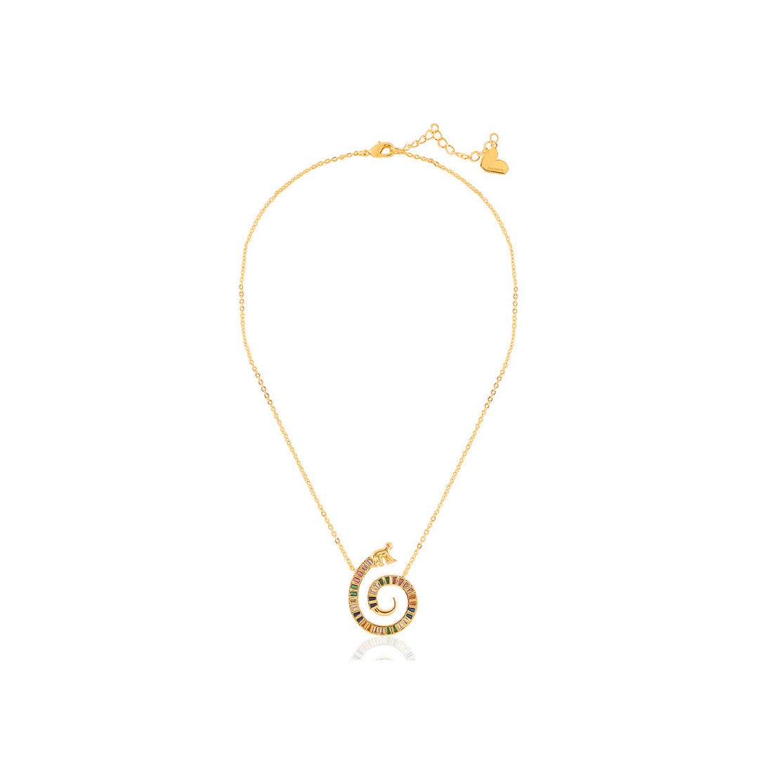 Vaanar Multi-coloured Pendant Necklace