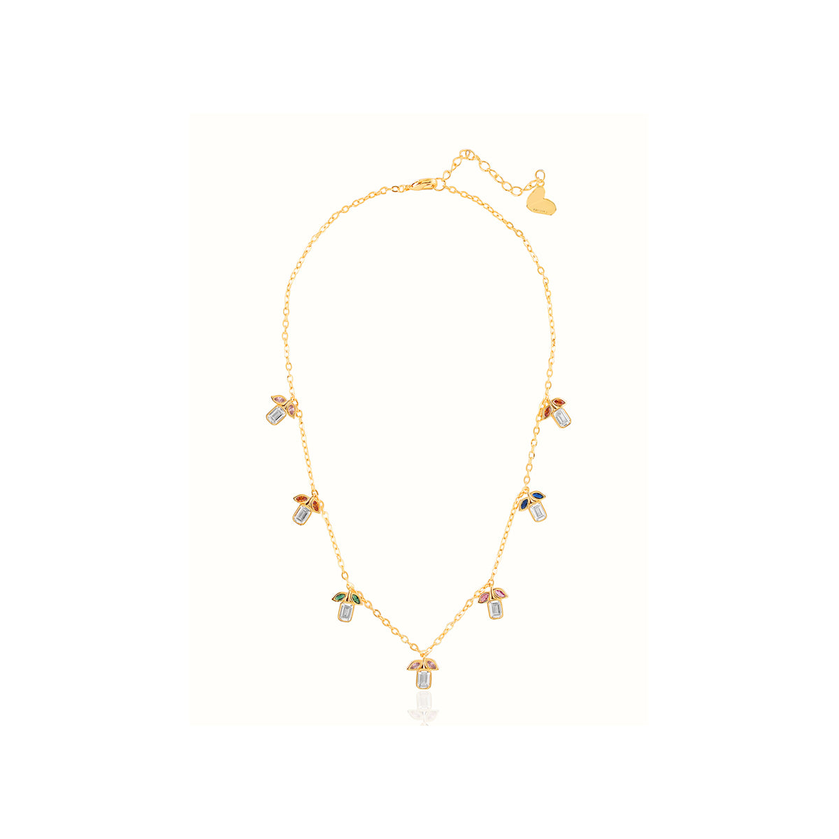 Phool Multi-colored Station Necklace