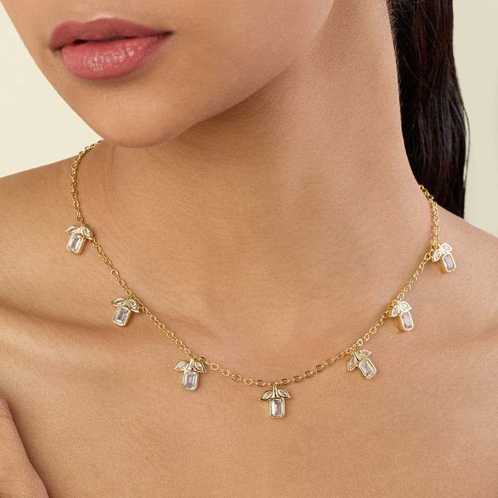 Phool Stationed Choker