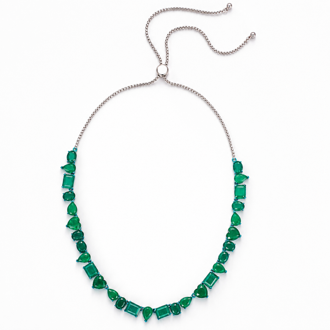 Noiré Emerald Collar Necklace