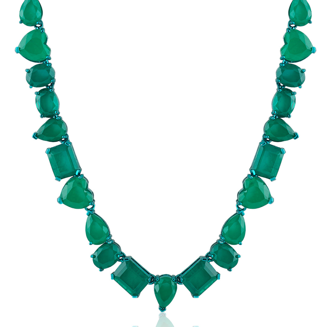 Noiré Emerald Collar Necklace
