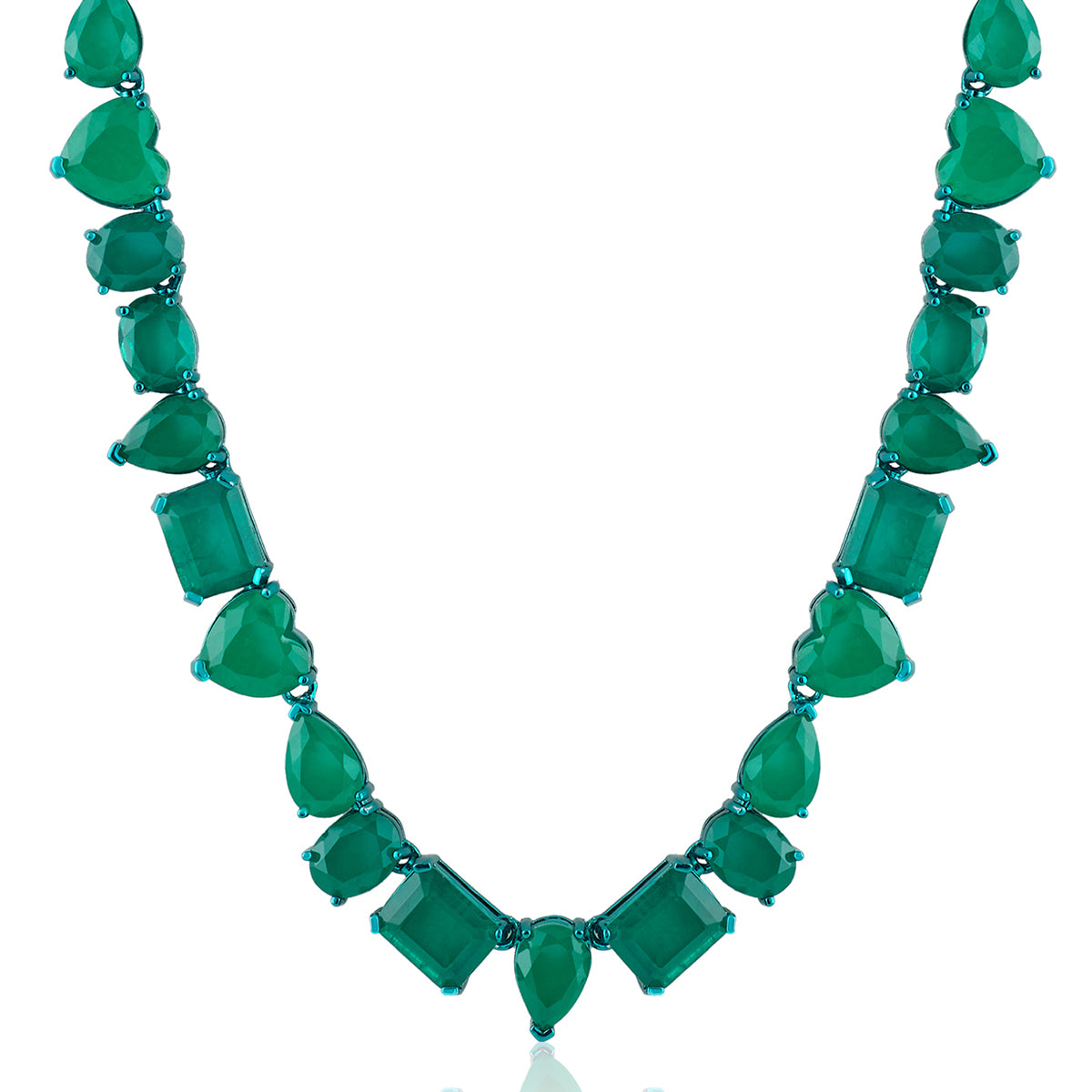Noiré Emerald Collar Necklace
