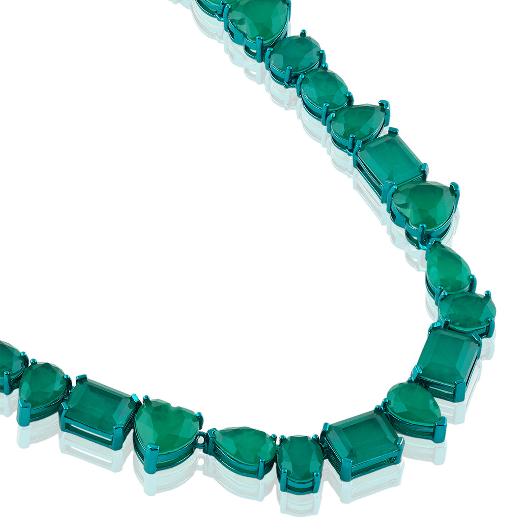 Noiré Emerald Collar Necklace