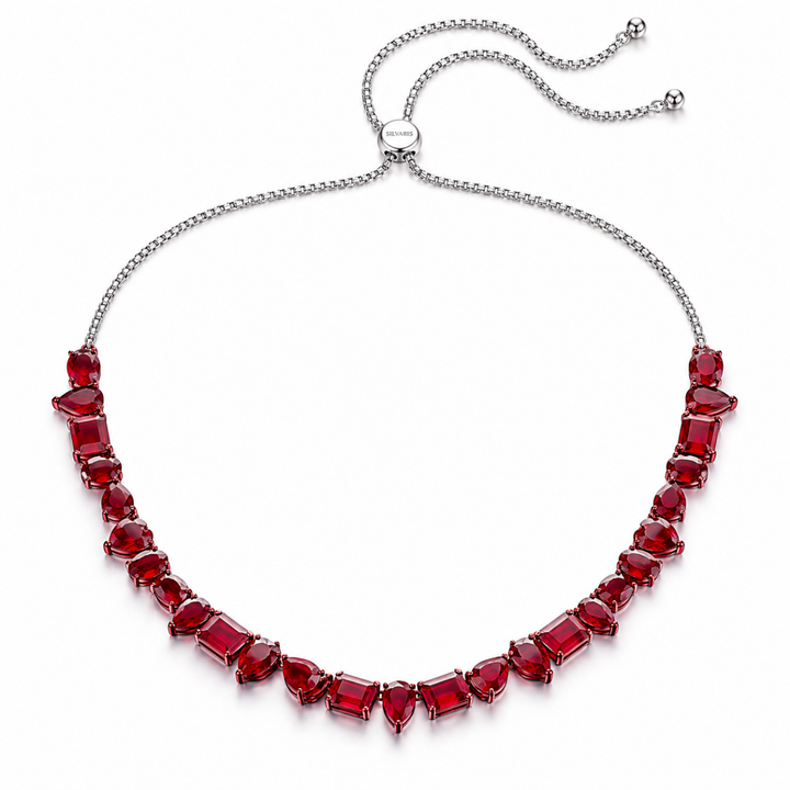 Vivienne Ruby Collar Necklace