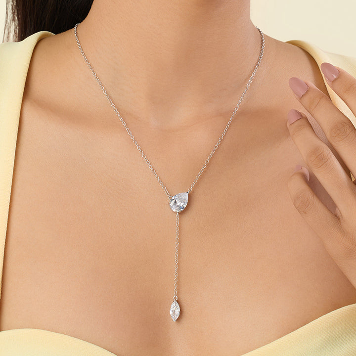 Evelina Opaline Y Necklace