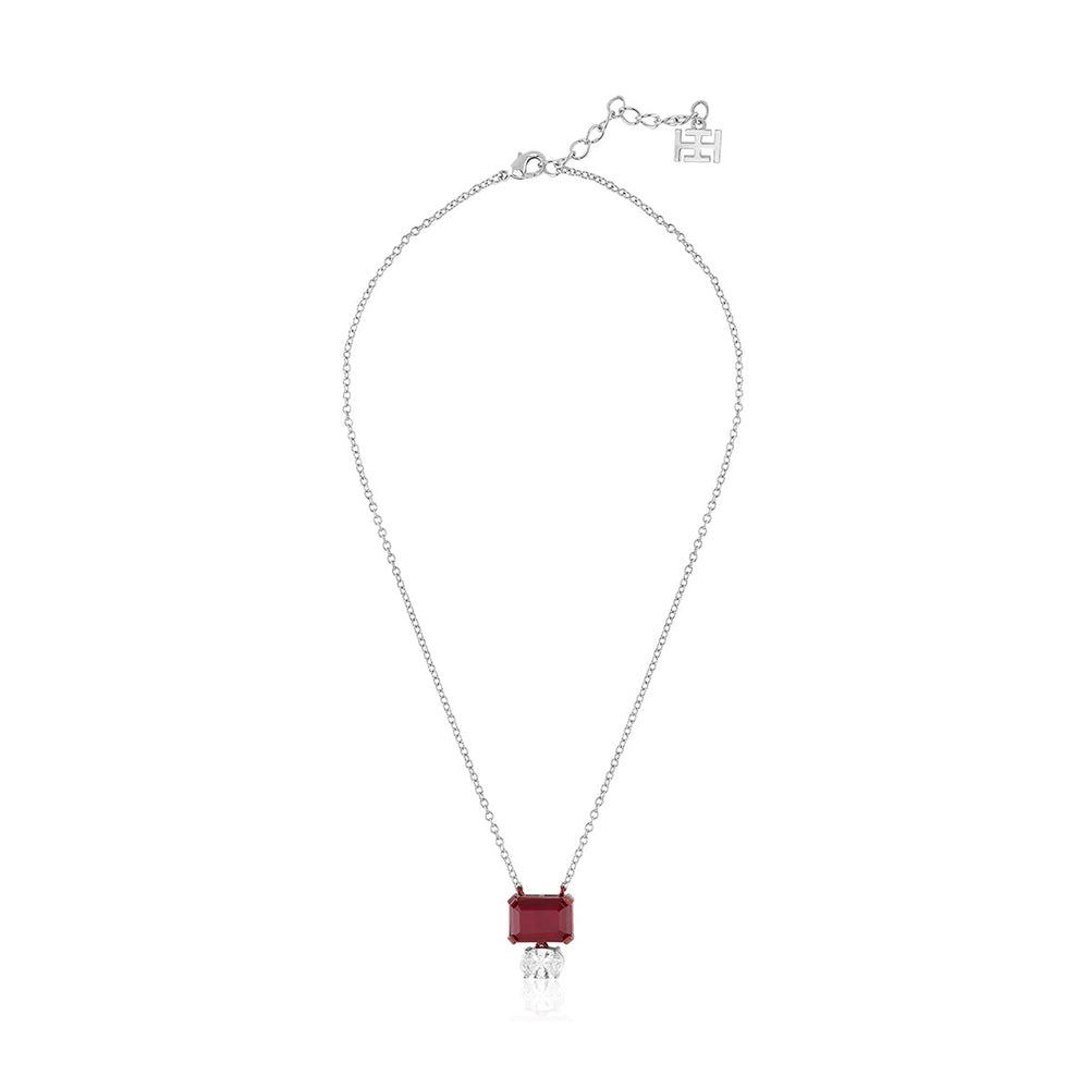 Marquise Ruby Pendant Necklace