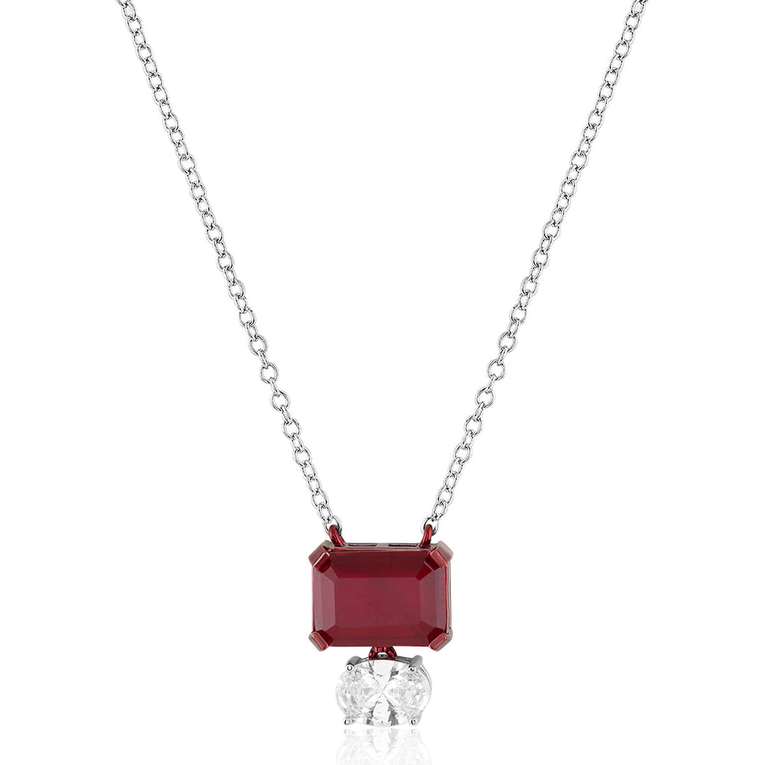 Marquise Ruby Pendant Necklace