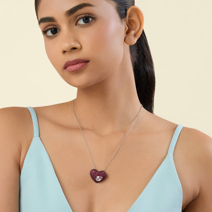 Violetta Ruby Pendant Necklace