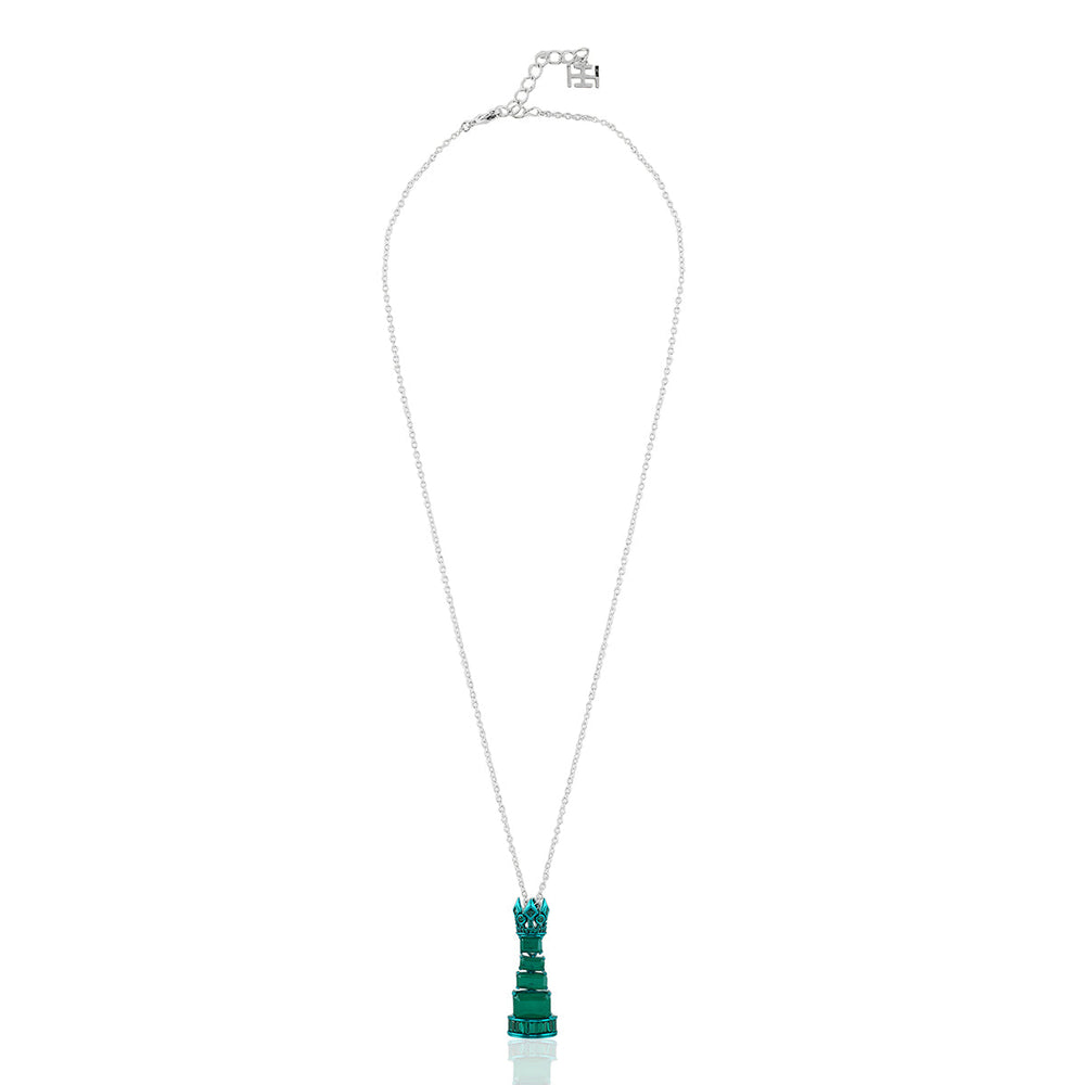 Estelle Emerald Pendant Necklace
