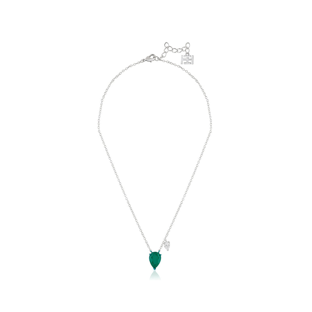 Alouette Emerald Pendant Necklace
