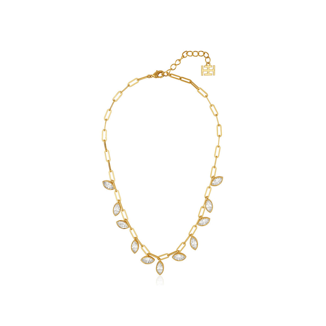 Aurelia Golden Station Necklace
