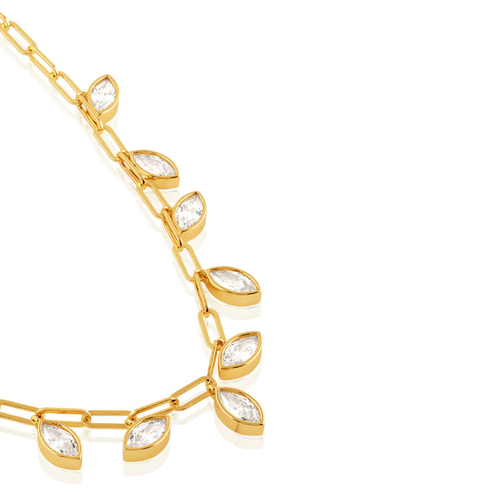 Aurelia Golden Station Necklace