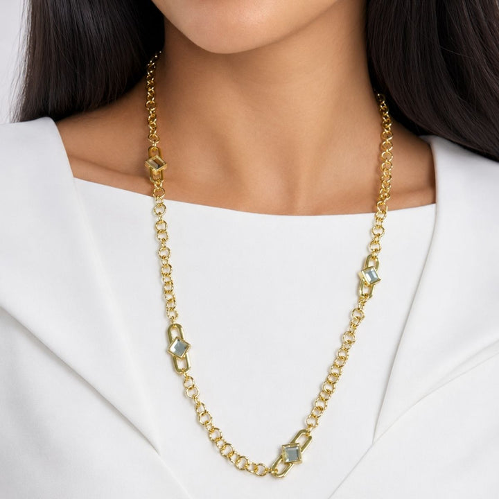 Chainmail Mirror Necklace