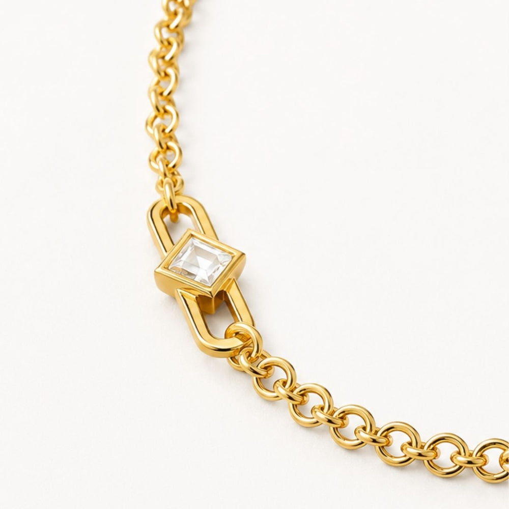 Chainmail Mirror Necklace