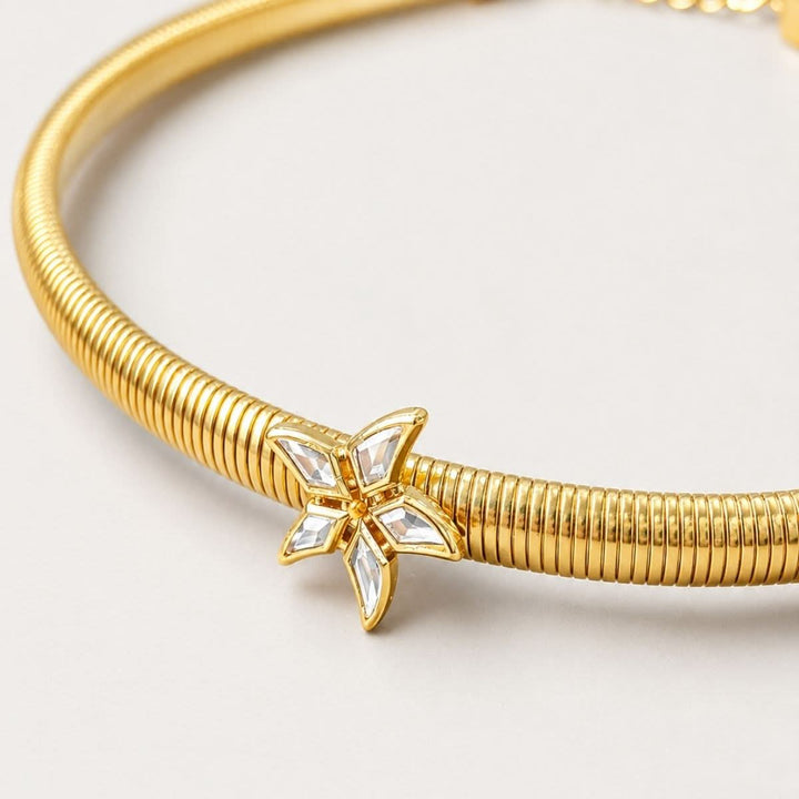 Stari Mirror Choker Necklace