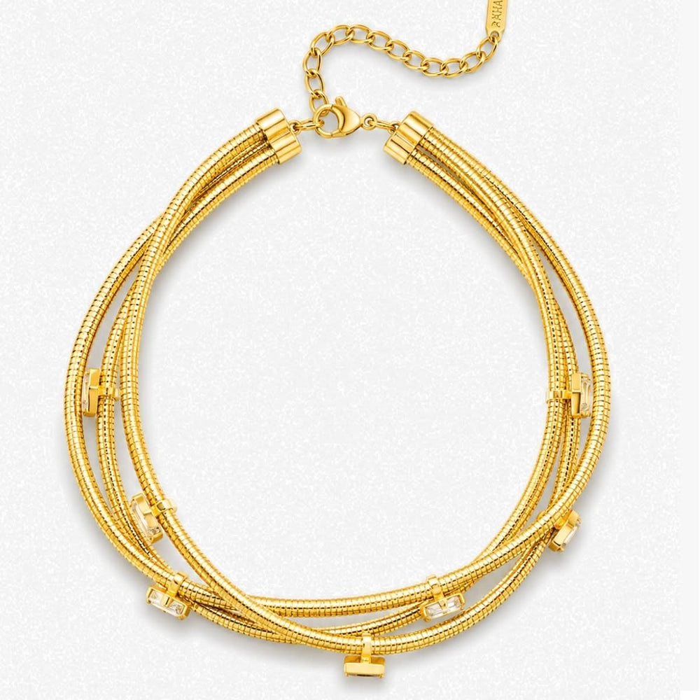 Geo Statement Mirror Choker