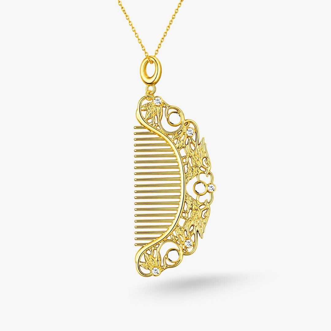 Comb Crystal Charm