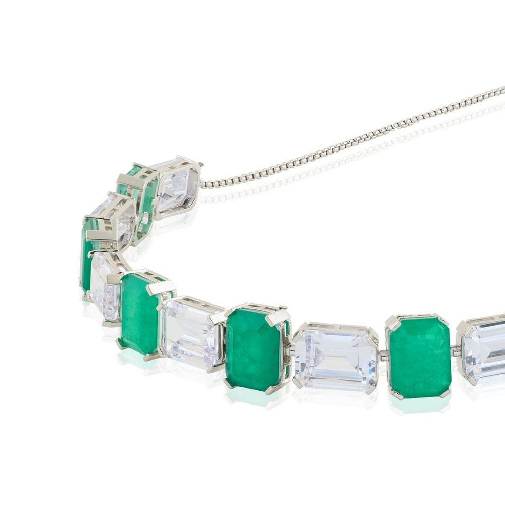Emeraldine Botox Choker Necklace