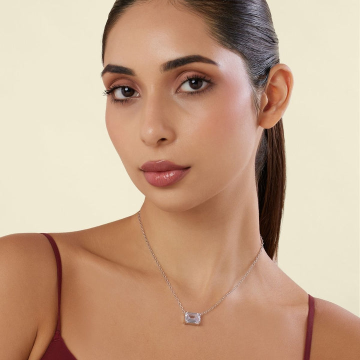 Diamante Botox Pendant Necklace