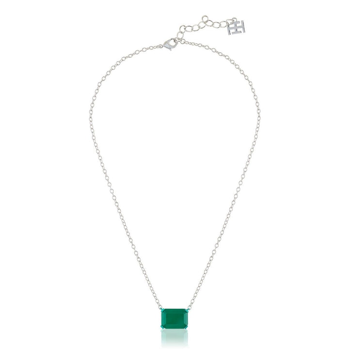 Emerald Botox Pendant Necklace