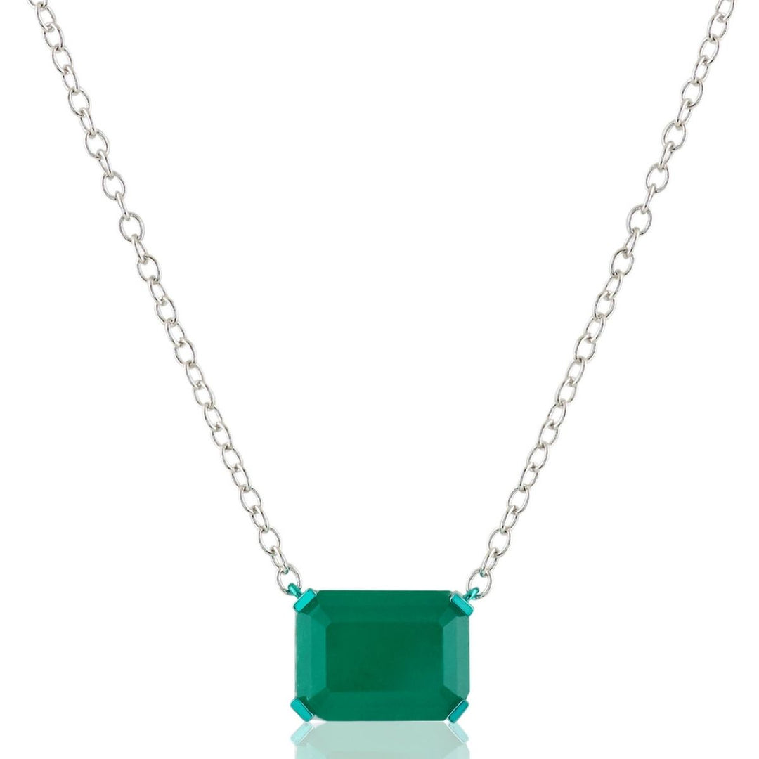 Emerald Botox Pendant Necklace