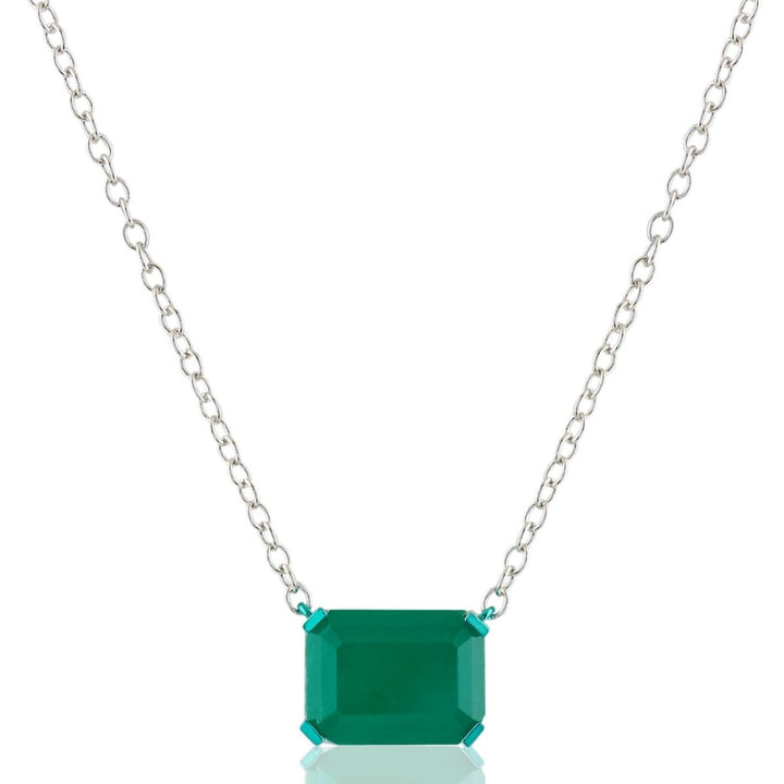 Emerald Botox Pendant Necklace