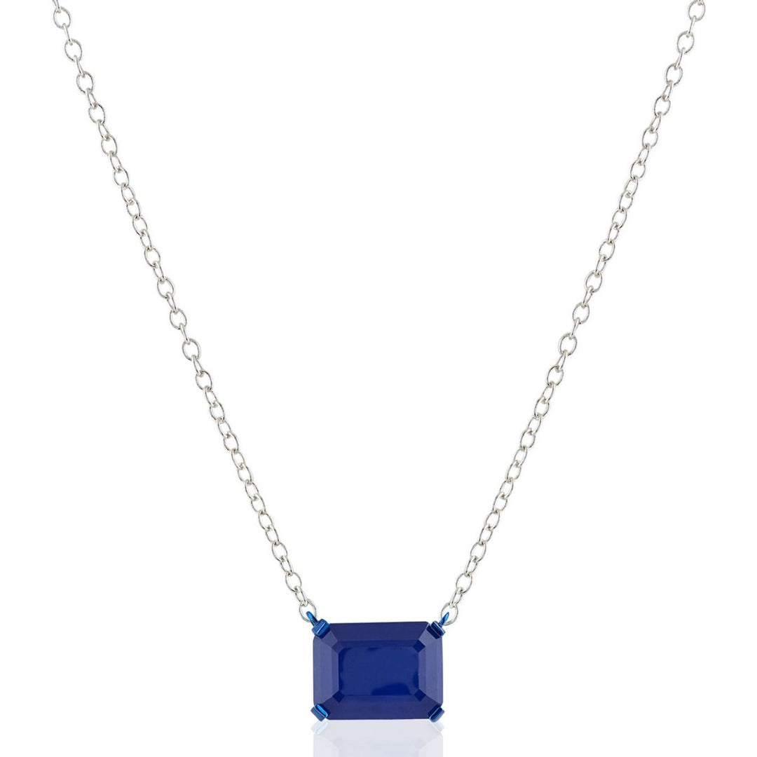 Sapphire Botox Pendant Necklace
