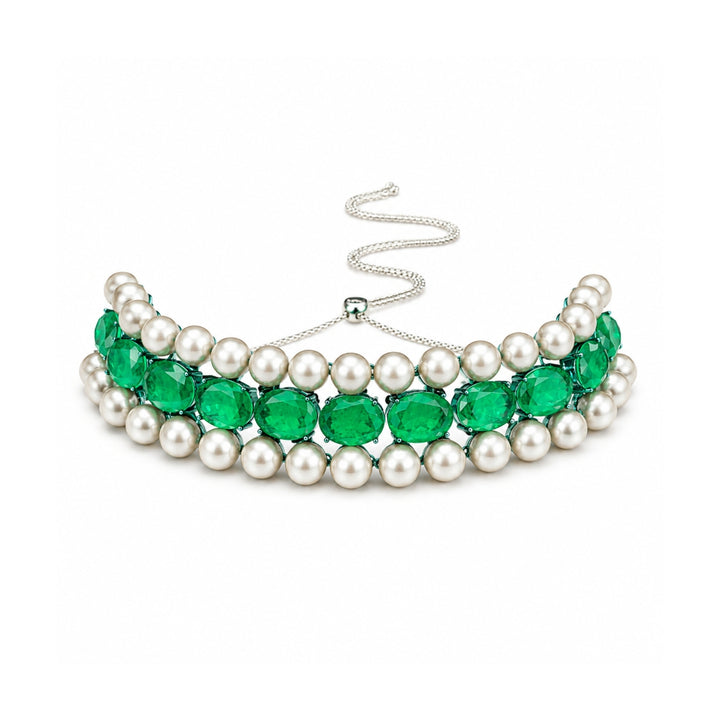 Emeraldine Pearl Botox Necklace