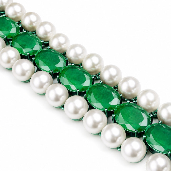 Emeraldine Pearl Botox Necklace