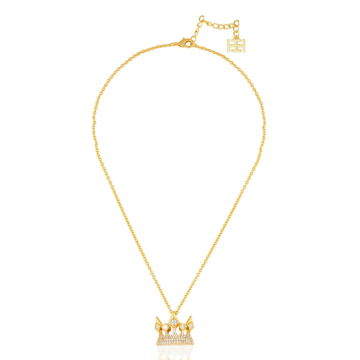 Polki Crown Heir Pendant Necklace