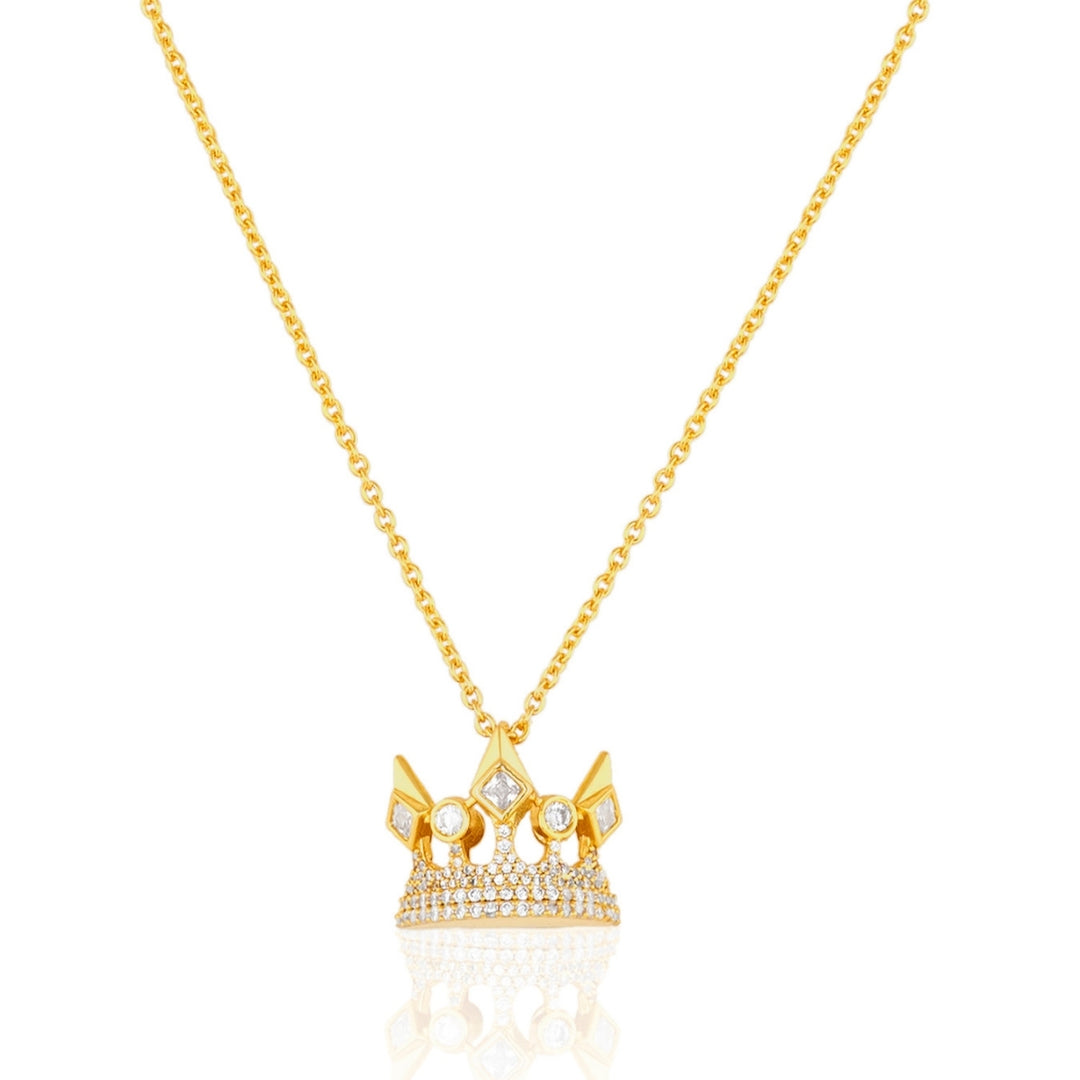 Polki Crown Heir Pendant Necklace