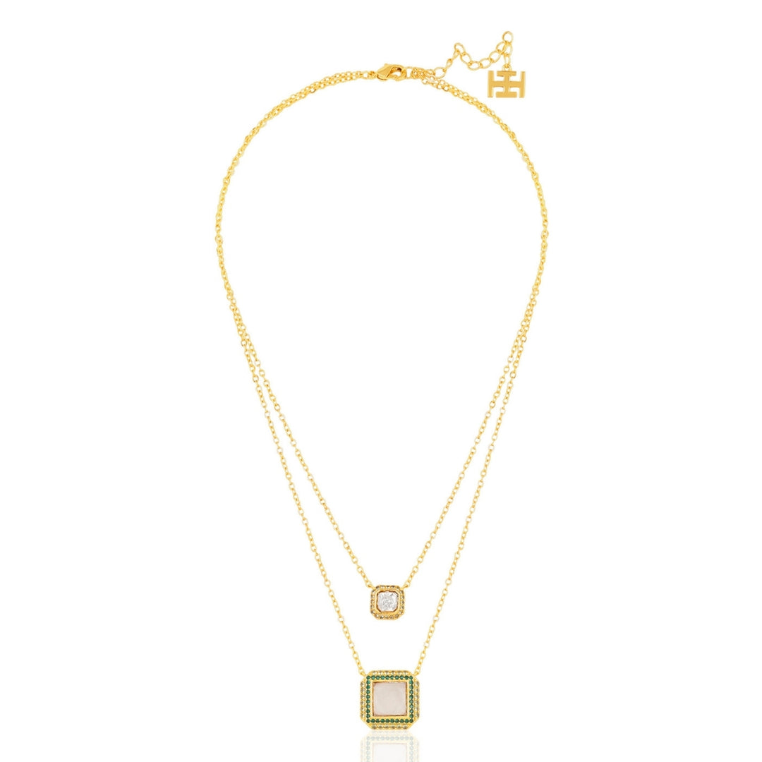 Polki Double Reign Layered Necklace
