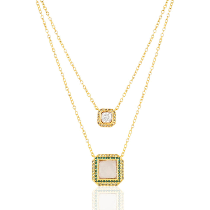 Polki Double Reign Layered Necklace