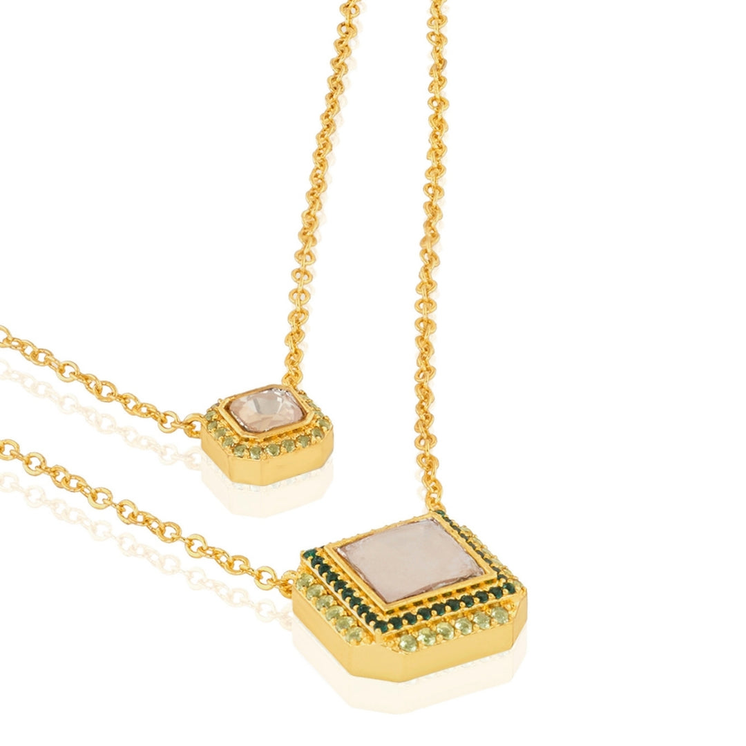 Polki Double Reign Layered Necklace