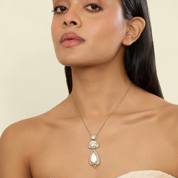 Polki Royal Cascade Necklace