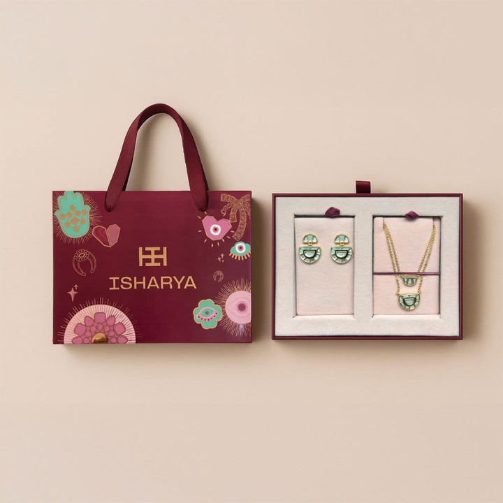 Gilded Gleam Mirror Set