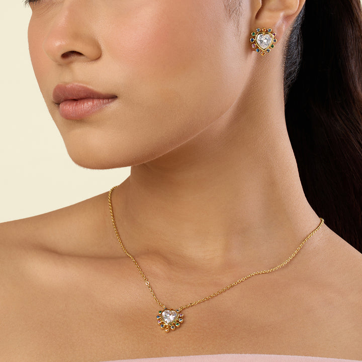 I Heart Necklace Set