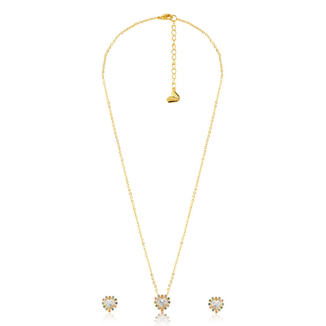 I Heart Necklace Set