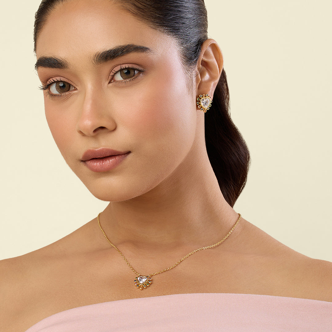 I Heart Necklace Set