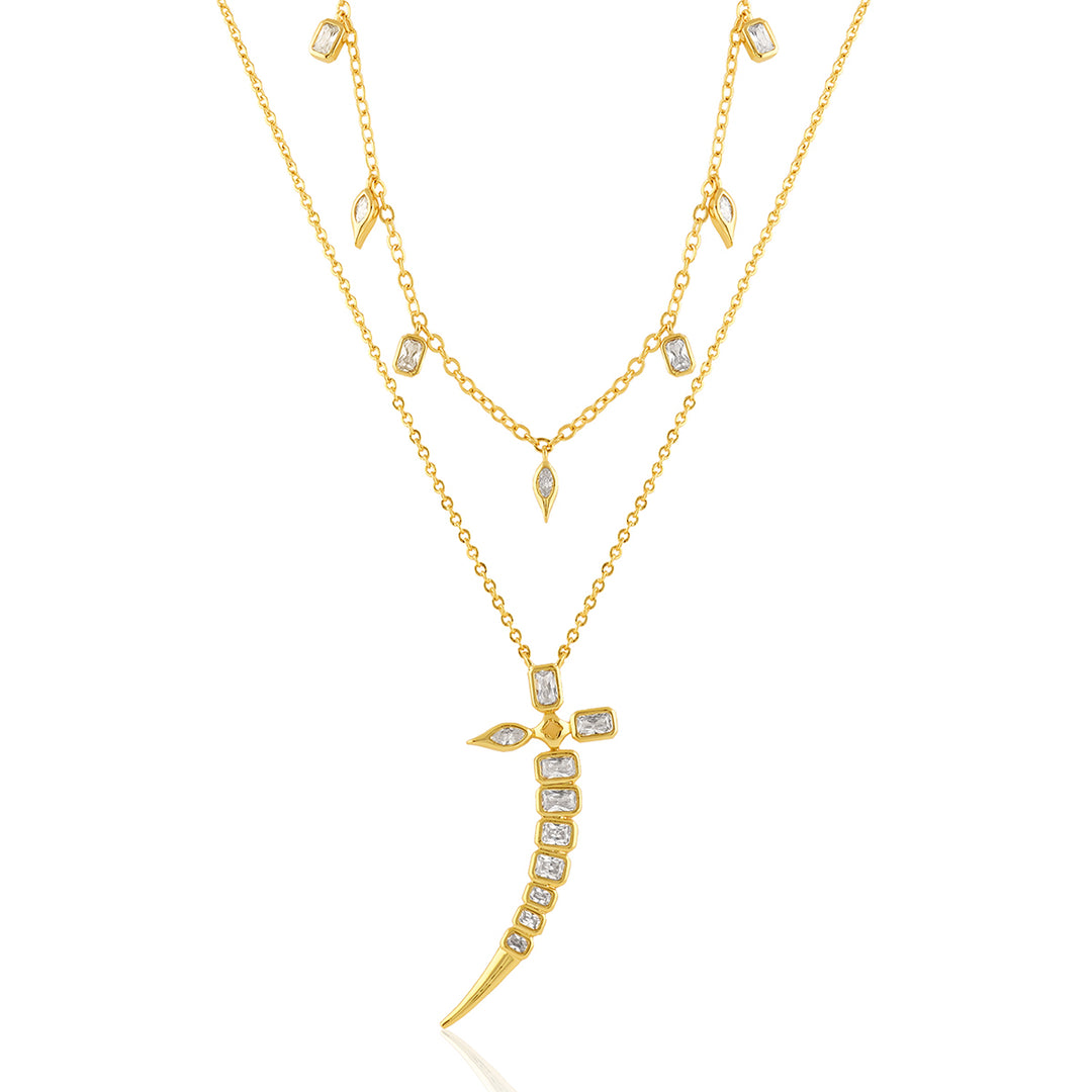 Moves Like Dagger Necklace Set