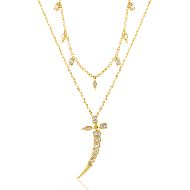 Moves Like Dagger Necklace Set