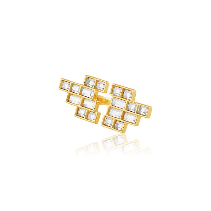 Disco Mirror Wing Ring