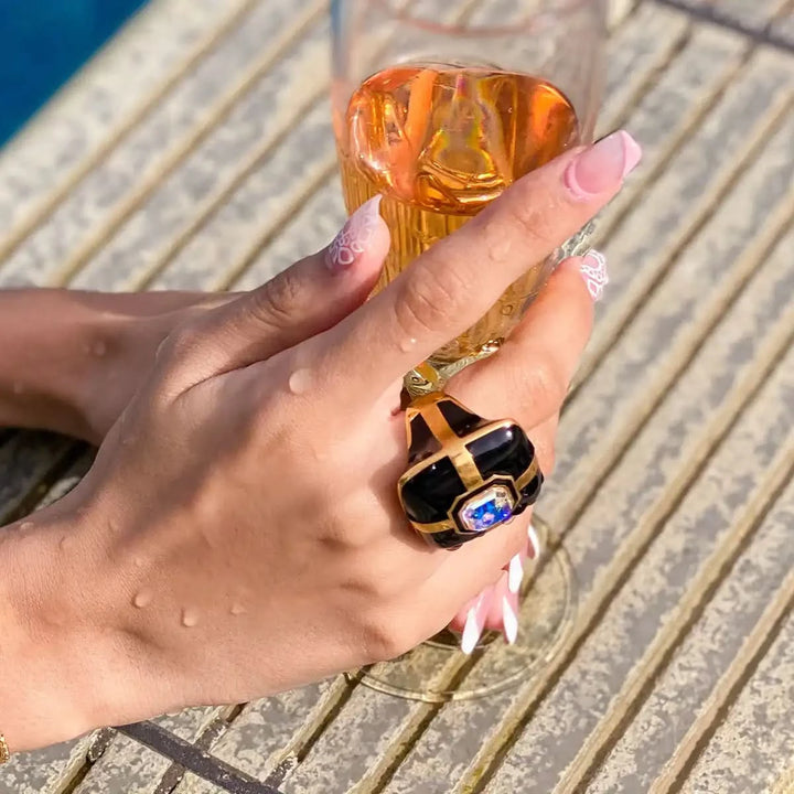 Rosa Mirror Ring