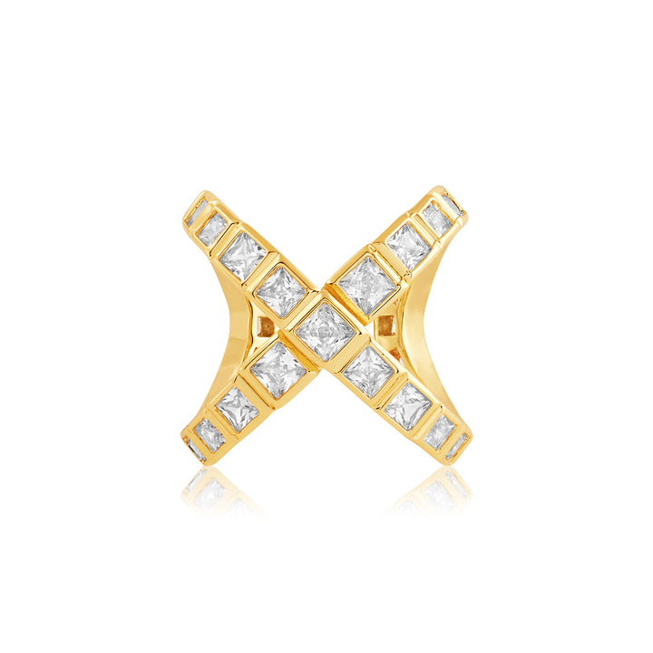 Nazm CZ Cross Ring