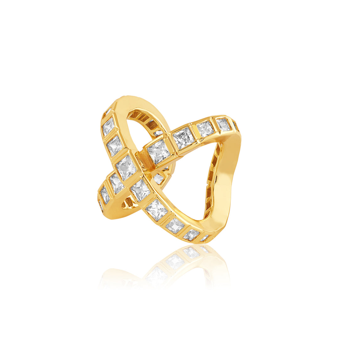 Nazm CZ Cross Ring