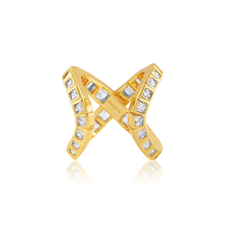 Nazm CZ Cross Ring