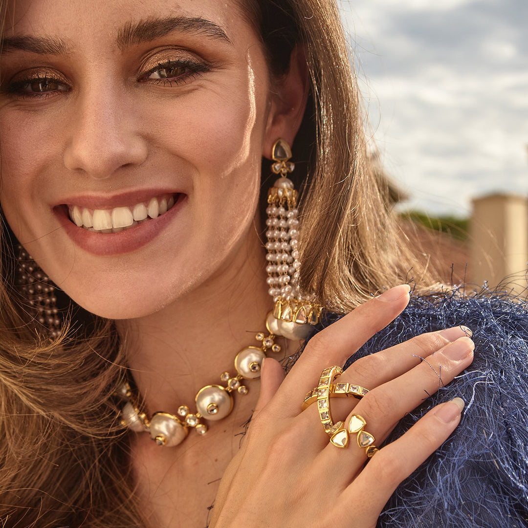 Jugni Wrap Open Ring 