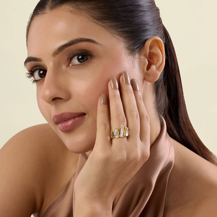 Jugni Mirror Princess Ring