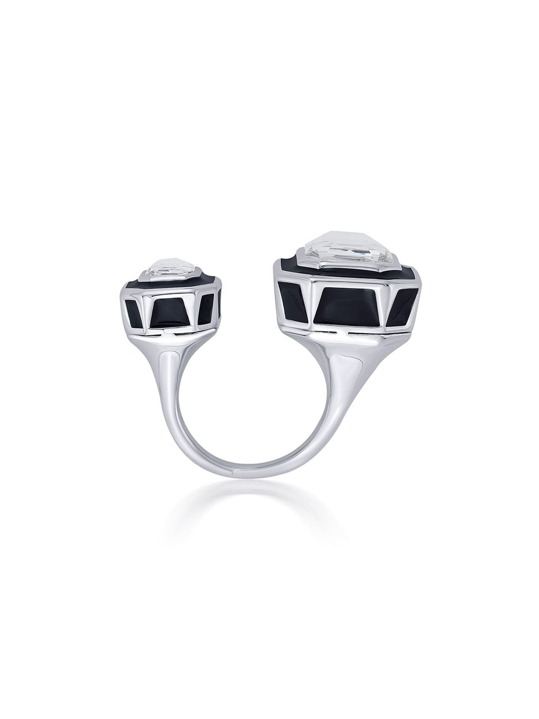 Bougie Dual-Crystal Ring